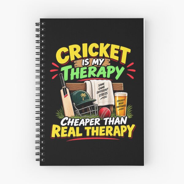 Item preview, Funny Cricket Gift – Cricket Is My Therapy designed and sold by mygiftideas.