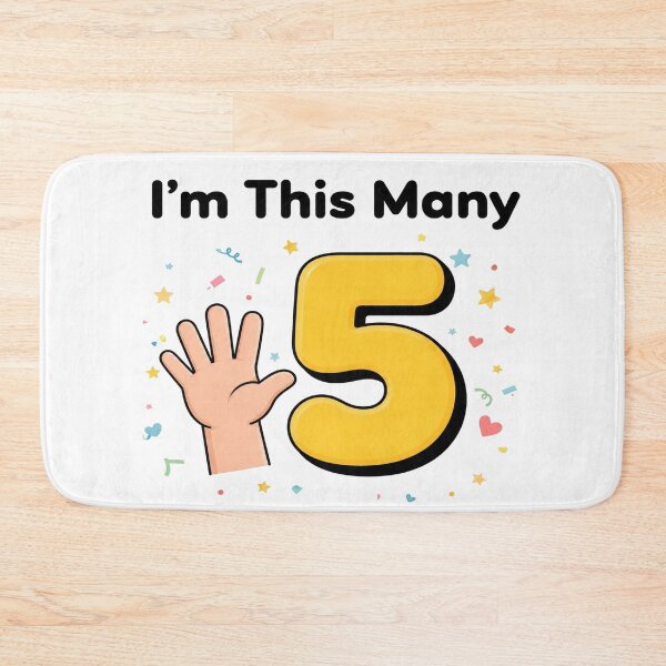 Artikelvorschau, Ich bin 5 — Kinder Geburtstagshirt entworfen und verkauft von Art&Fun.
