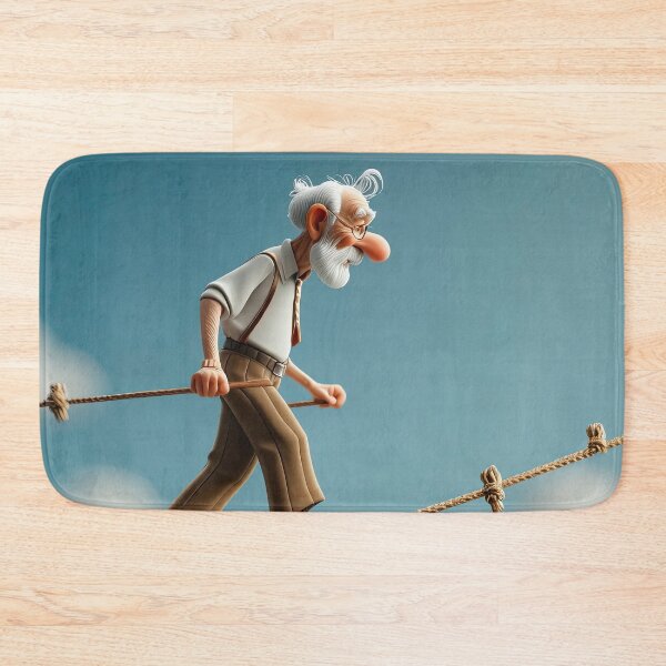 Item preview, Old Fart walking on a highwire designed and sold by Colin Bentham.