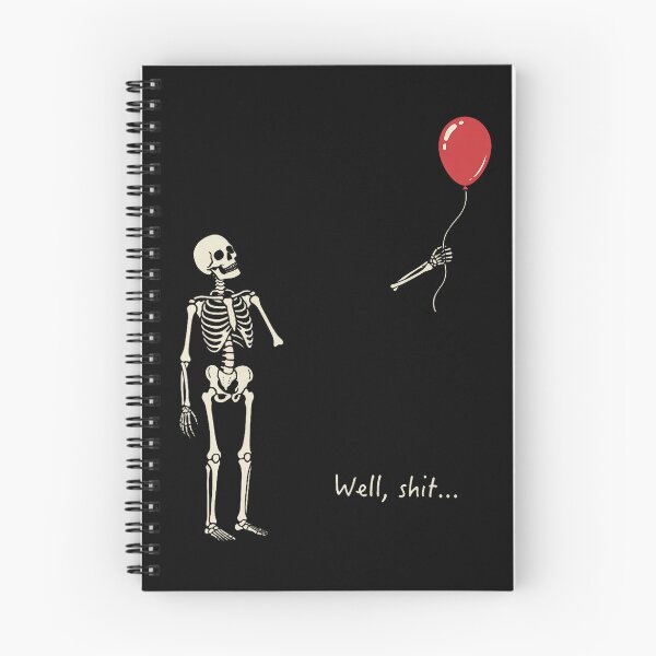 Item preview, Well Shit Skeleton Balloon Dark Humor Halloween designed and sold by stershopepie.