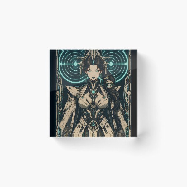 Item preview, Empress Futakuchi-onna of the Double Sign – Mecha Yokai Anime designed and sold by Apocalyptic Art Studio.
