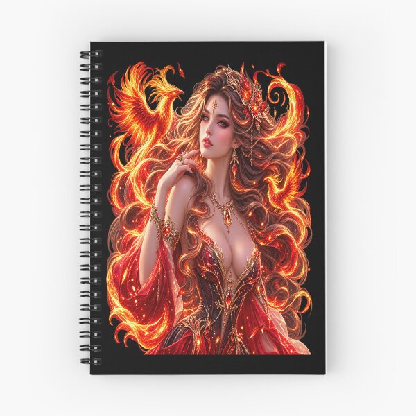 Item preview, Fire Enchantress – Goddess of Flames and Eternal Fire designed and sold by TroviTutto.