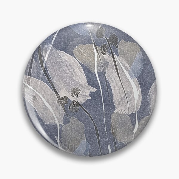 Item preview, Spring Floral Pattern in Blue and White designed and sold by Artistestella.