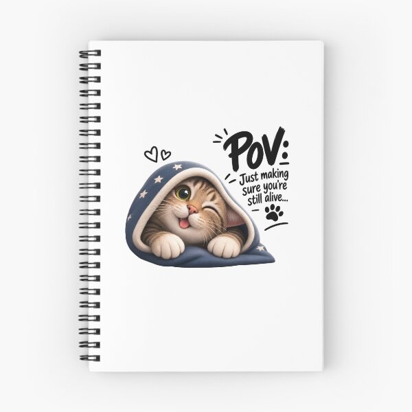 Item preview, POV Cat Just Making Sure You're Alive Funny designed and sold by SoyLamderma.