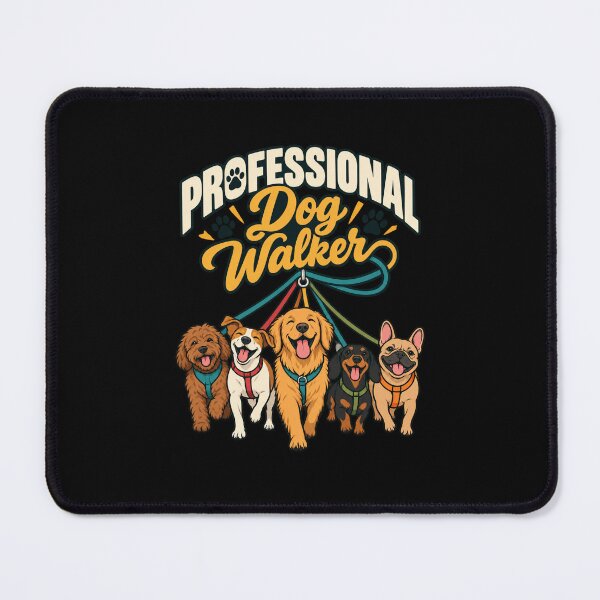 Item preview, Professional Dog Walker Five Dogs Pet Care Design designed and sold by Ridaelb.