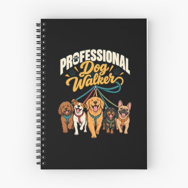 Item preview, Professional Dog Walker Five Dogs Pet Care Design designed and sold by Ridaelb.