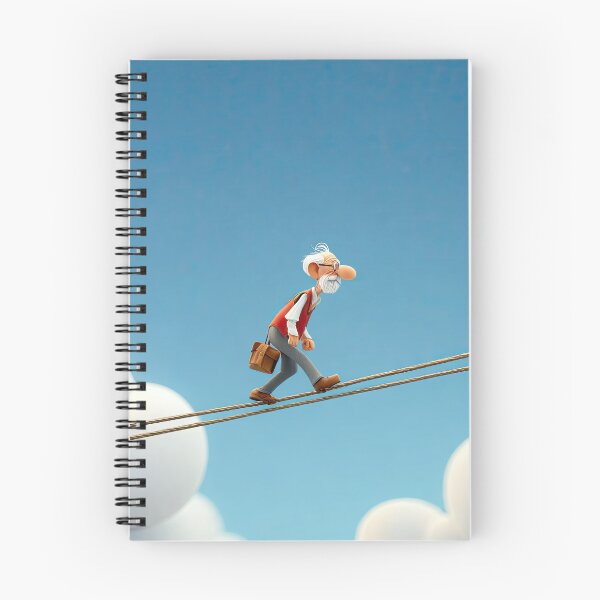 Item preview, Old Fart walking on a highwire designed and sold by Colin Bentham.