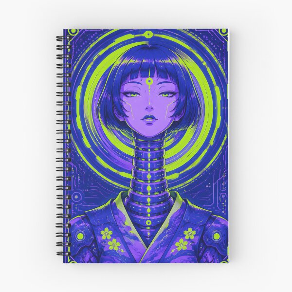 Item preview, Rokurokubi Oracle of the Spiral Circuit – Neon Yokai Anime designed and sold by Apocalyptic Art Studio.