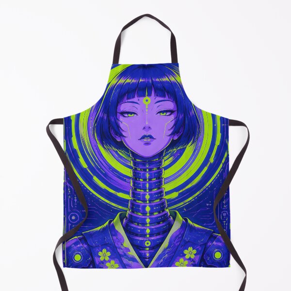 Item preview, Rokurokubi Oracle of the Spiral Circuit – Neon Yokai Anime designed and sold by Apocalyptic Art Studio.