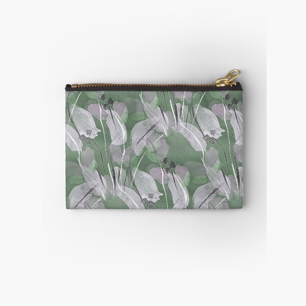 Item preview, Spring Floral Pattern in Green and White designed and sold by Artistestella.