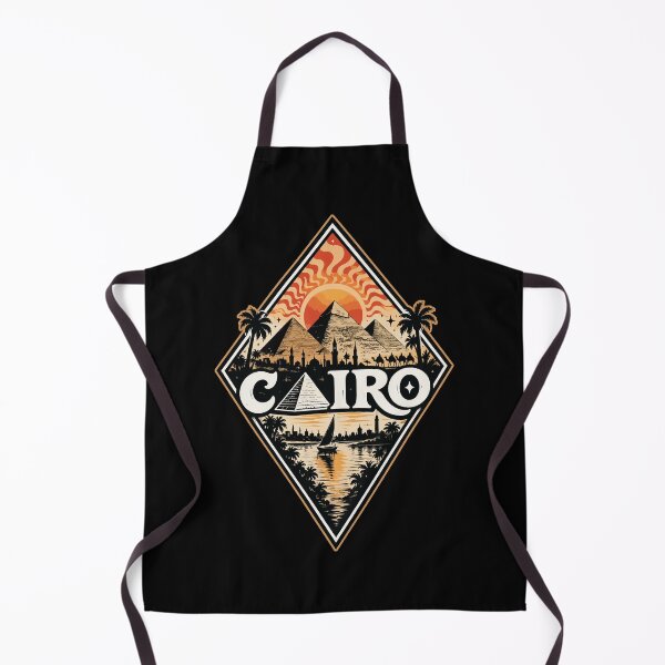Item preview, Cairo Egypt Piramids Trippy Vintage Travel designed and sold by TomFrontierArt.
