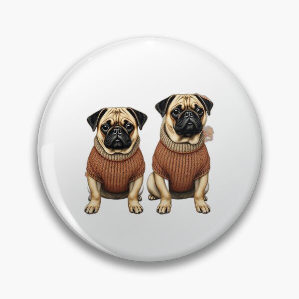 Item preview, Pugs in jumpers designed and sold by netz28.