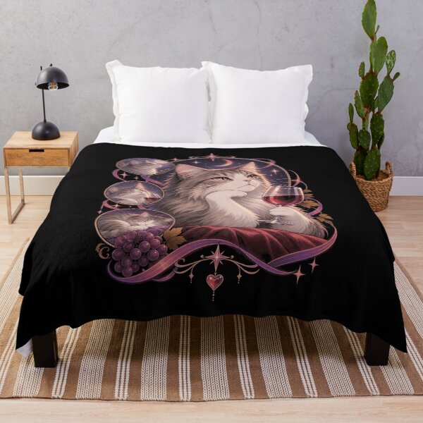 Item preview, Wine Lover Cat With Wine Humor designed and sold by LuminOrb.