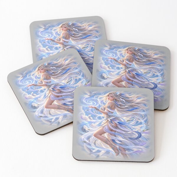 Item preview, Wind Enchantress – Elemental Air Fantasy designed and sold by TroviTutto.