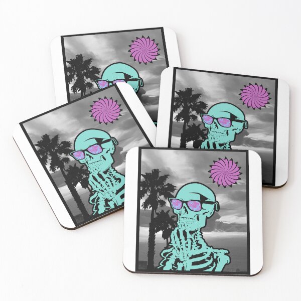 Item preview, Dead Cool | Skeleton Summer Graphic | Retro Summer Vibes designed and sold by Half Mess.