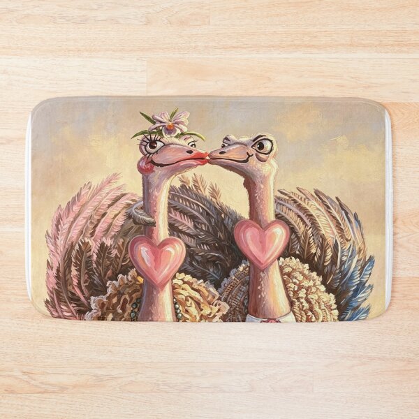 Item preview, Ostriches in love designed and sold by Jonsmartdesigns.