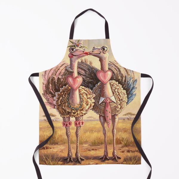 Item preview, Ostriches in love designed and sold by Jonsmartdesigns.