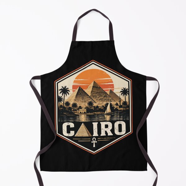 Item preview, Cairo Egypt Piramids Travel Retro Vintage designed and sold by TomFrontierArt.