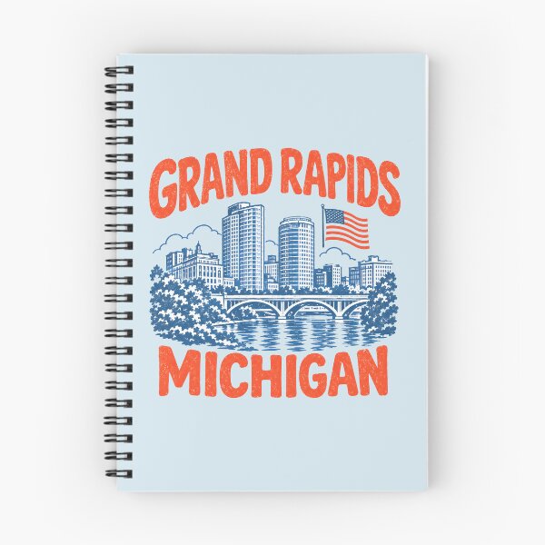 Item preview, Grand Rapids Retro City designed and sold by HowToCanadian.