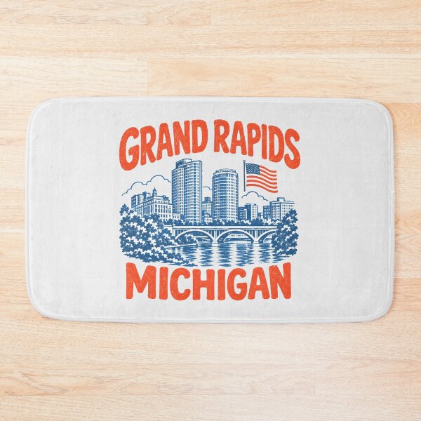 Item preview, Grand Rapids Retro City designed and sold by HowToCanadian.