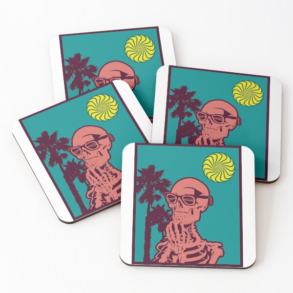 Item preview, Dead Cool | Skeleton Summer Graphic | Retro Summer Vibes designed and sold by Half Mess.