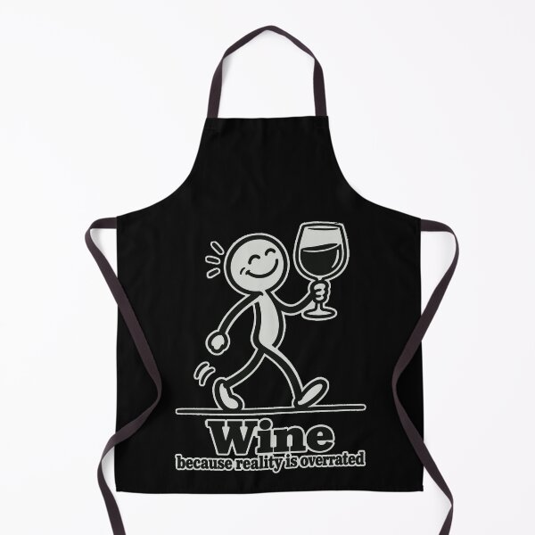 Item preview, Wine Lover Funny Wine Because Reality Is Overrated designed and sold by LuminOrb.