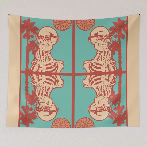 Item preview, Dead Cool | Skeleton Summer Graphic | Retro Summer Vibes designed and sold by Half Mess.