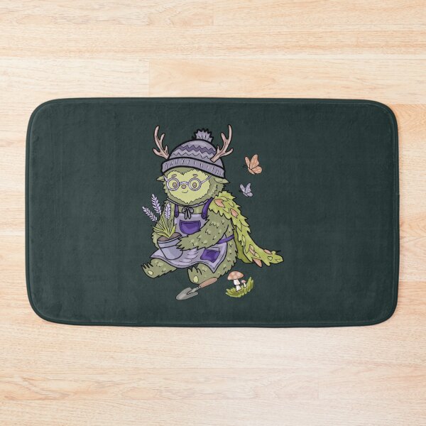 Item preview, Forest Spirit Gardener – Whimsical Cottagecore Deer Hedgehog Hybrid  designed and sold by LeshanArt.