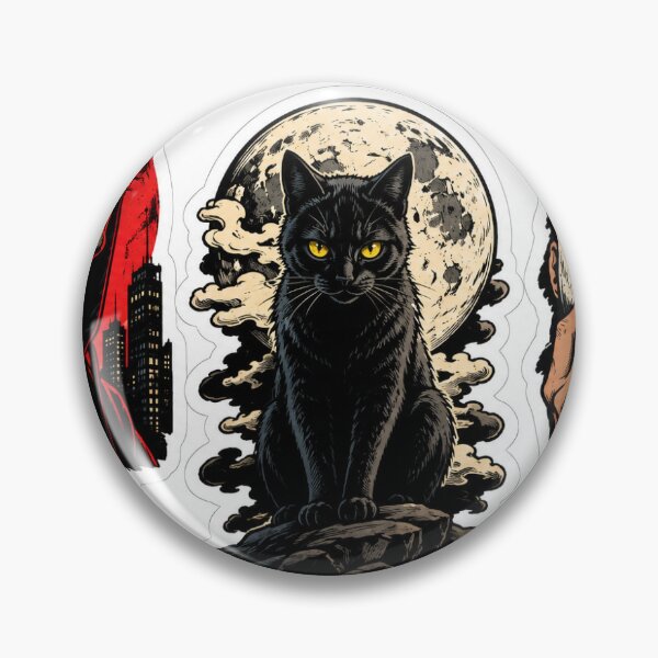 Item preview, Hooded Soul Red Moon Dark Anime Sticker designed and sold by rahulsahu9569.