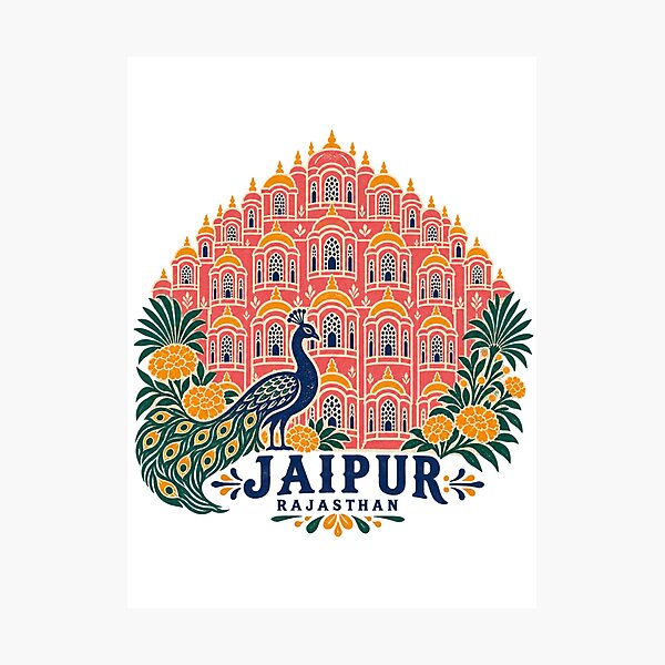 Item preview, Jaipur - Rajasthan - India designed and sold by StudioRedKoala.