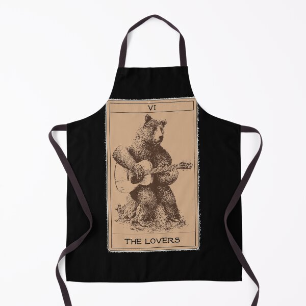 Item preview, The Lovers - Bear Play Guitar Tarot Art Print Party Rock Funny Meme designed and sold by MathiasFuchs.