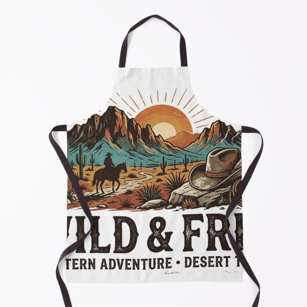Item preview, Wild & Free Vintage Western Desert Adventure Design designed and sold by meghnad.