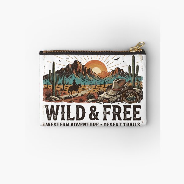 Item preview, Wild & Free Vintage Western Desert Adventure Design designed and sold by meghnad.