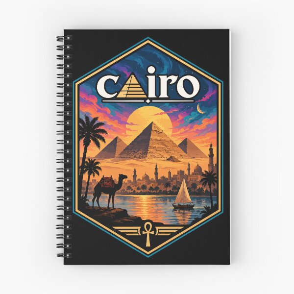 Item preview, Cairo Egypt Piramids Trippy Art designed and sold by TomFrontierArt.