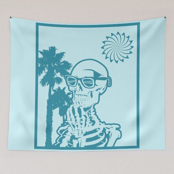 Item preview, Dead Cool | Skeleton Summer Graphic | Retro Summer Vibes designed and sold by Half Mess.