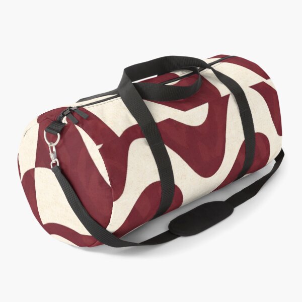 Item preview, Burgundy Wavy Checkered Christmas Pattern designed and sold by PunchDrop.