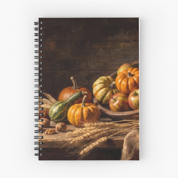 Item preview, Autumn Harvest Table, Farmhouse Still Life designed and sold by RedPeaStudio.