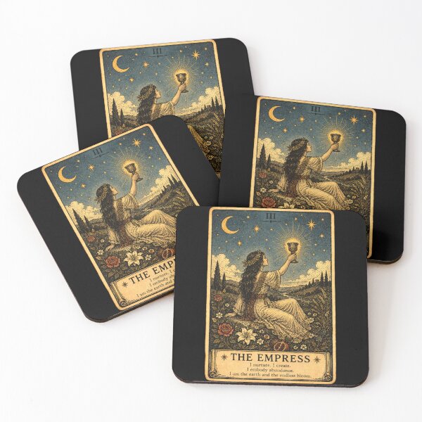 Item preview, The Empress Tarot Card - Mystical Divine Tarot Illustration designed and sold by ArcanaAbsolute.