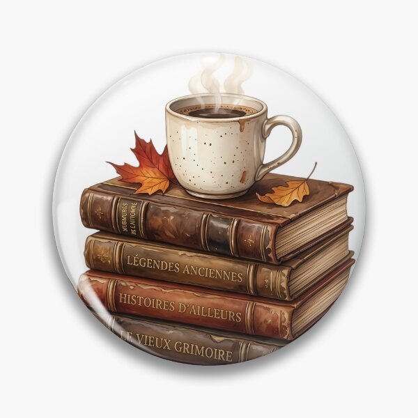 Item preview, Books and reading in autumn designed and sold by Isliath.
