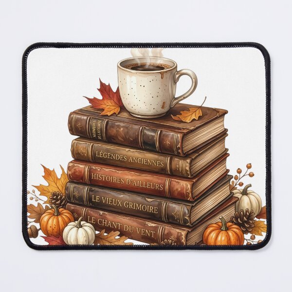 Item preview, Books and reading in autumn designed and sold by Isliath.