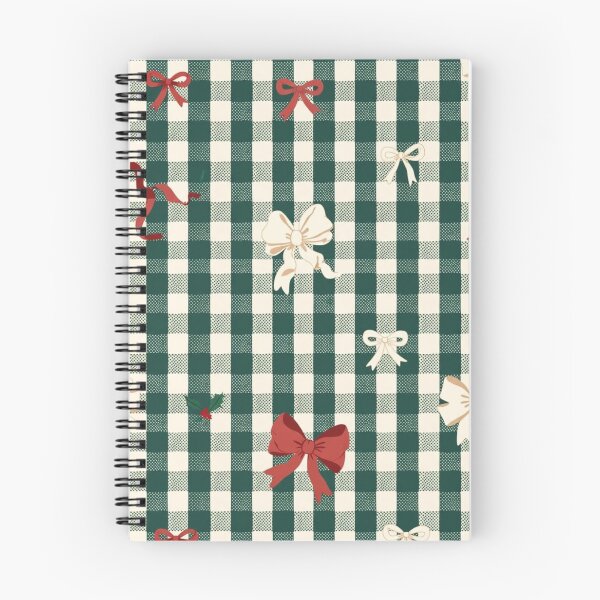 Item preview, Green Gingham Christmas Bow Pattern designed and sold by PunchDrop.