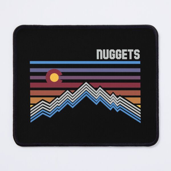 Item preview, Denver Nuggets Retro Mountain Stripe Design designed and sold by Christopher Murray.