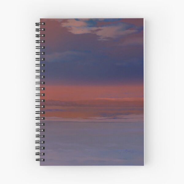 Item preview, Digital painting of a dark red beach sunset designed and sold by trisfits.