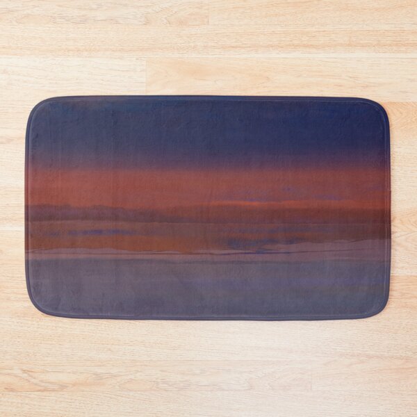 Item preview, Digital painting of a dark red beach sunset designed and sold by trisfits.