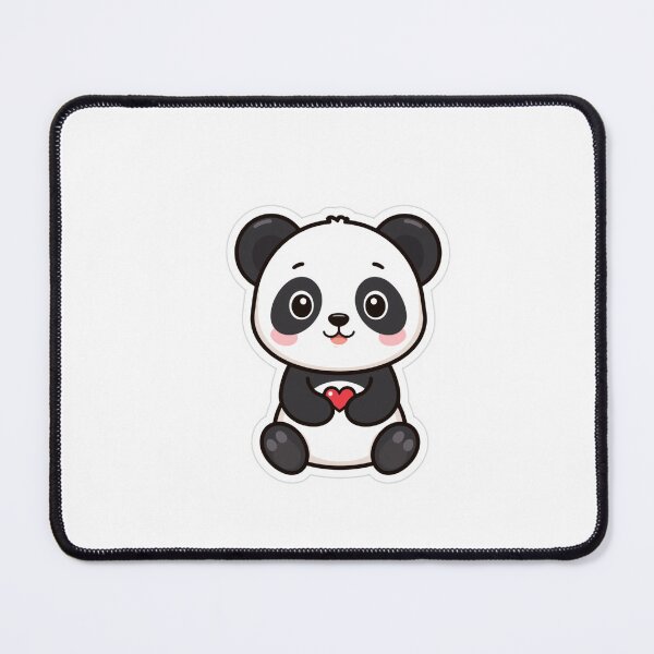 Item preview, Cute Kawaii Panda With Heart – Adorable Panda Animal designed and sold by Archu123A.