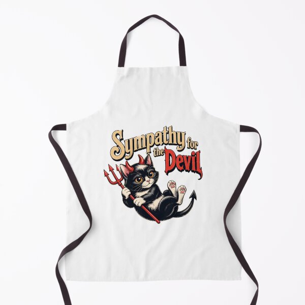 Item preview, Cute Devil Kitten Sympathy for the Devil Kitty Art designed and sold by SoyLamderma.