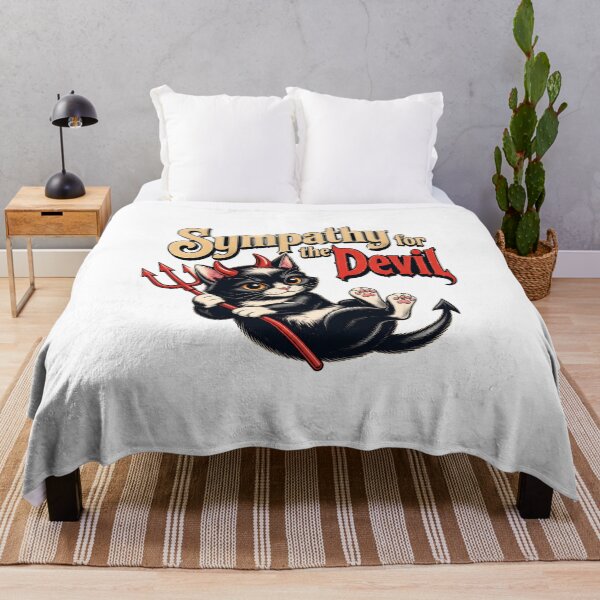 Item preview, Cute Devil Kitten Sympathy for the Devil Kitty Art designed and sold by SoyLamderma.