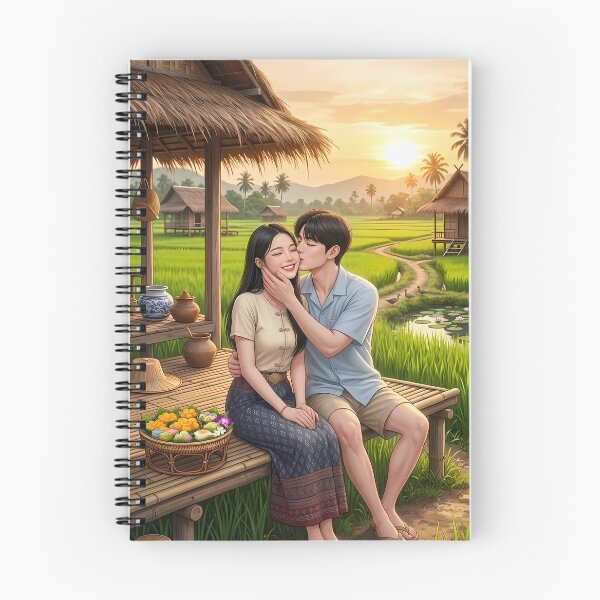 Item preview, Romantic Couple in Nature designed and sold by nammonartstudio.