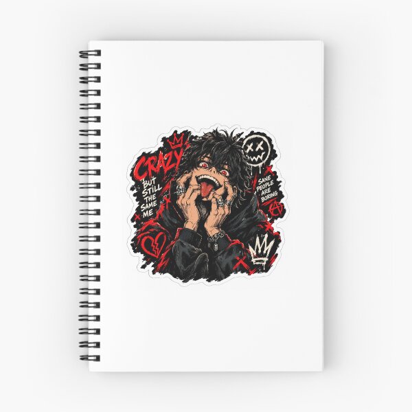 Item preview, Crazy Mind Dark Anime Sticker designed and sold by rahulsahu9569.
