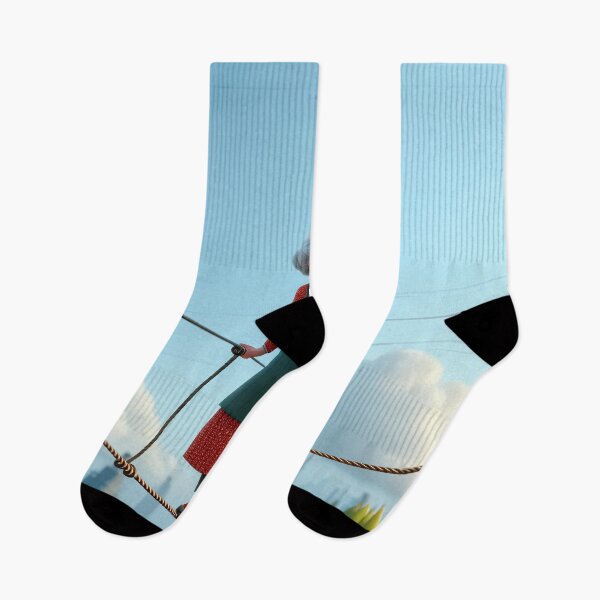 Item preview, Old Fart walking on a highwire designed and sold by Colin Bentham.